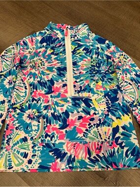 Lilly Pulitzer Skipper Popover in the "Multi Dive In" Kids size XL
